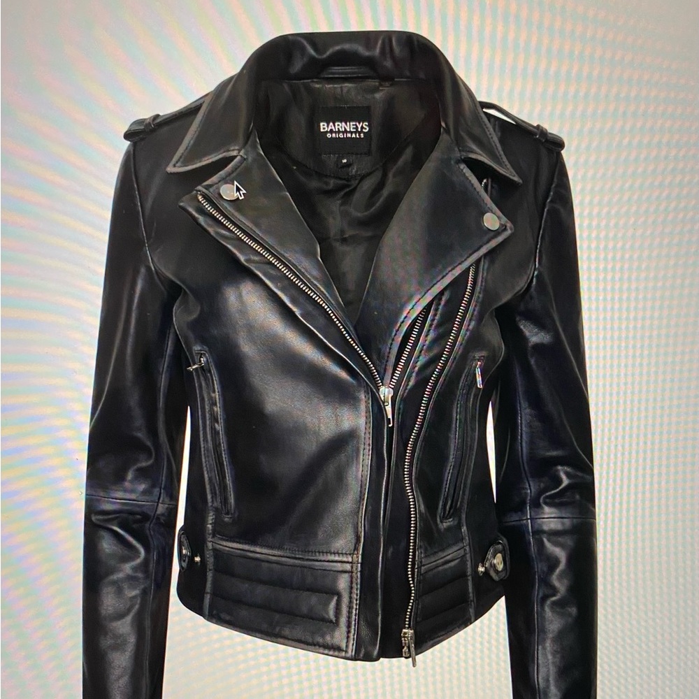 Barney’s Originals leather jacket